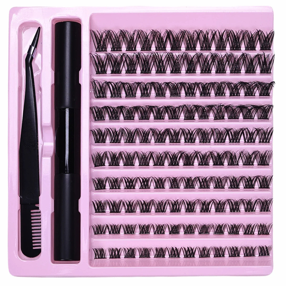 Wispy Curl Cluster Lashes Complete Kit