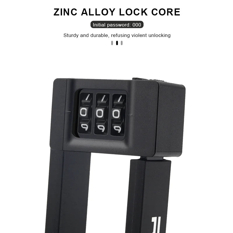 Folding Bicycle Lock | Combination Code & Compact Design | Bicycles & Compatible E-Bikes