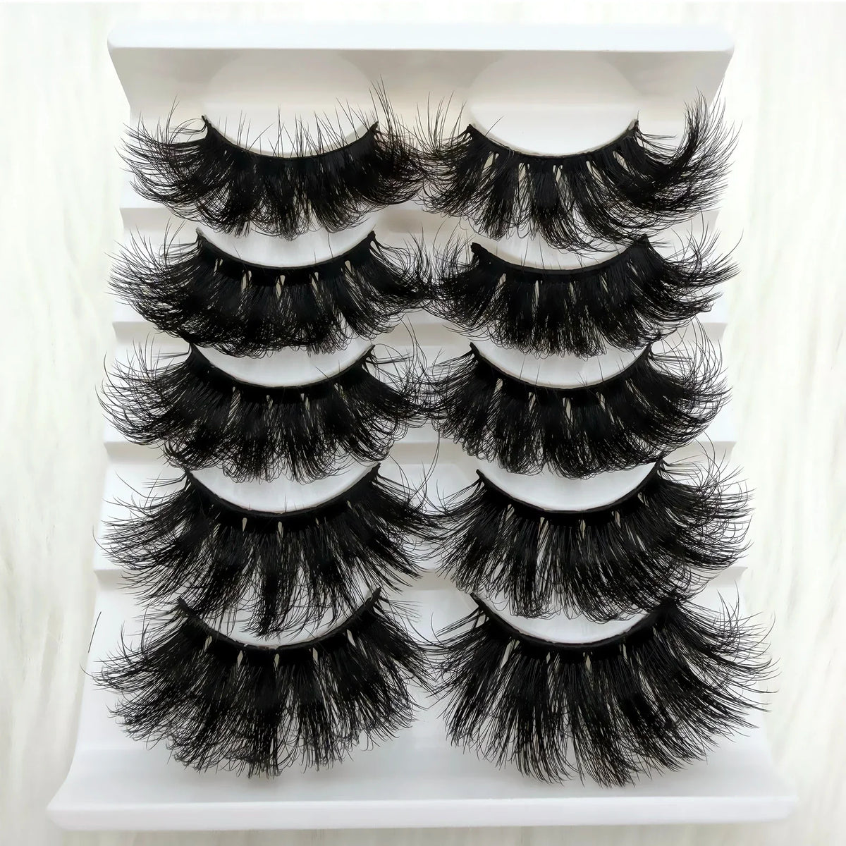 Lashes Fluffy Natural False Eyelashes Thick Dramatic Faux Mink Eyelashes