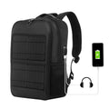 Solar Backpack 14W Solar Panel Powered Backpack Laptop Bag Water-resistant Large Capacity with External USB Charging Port