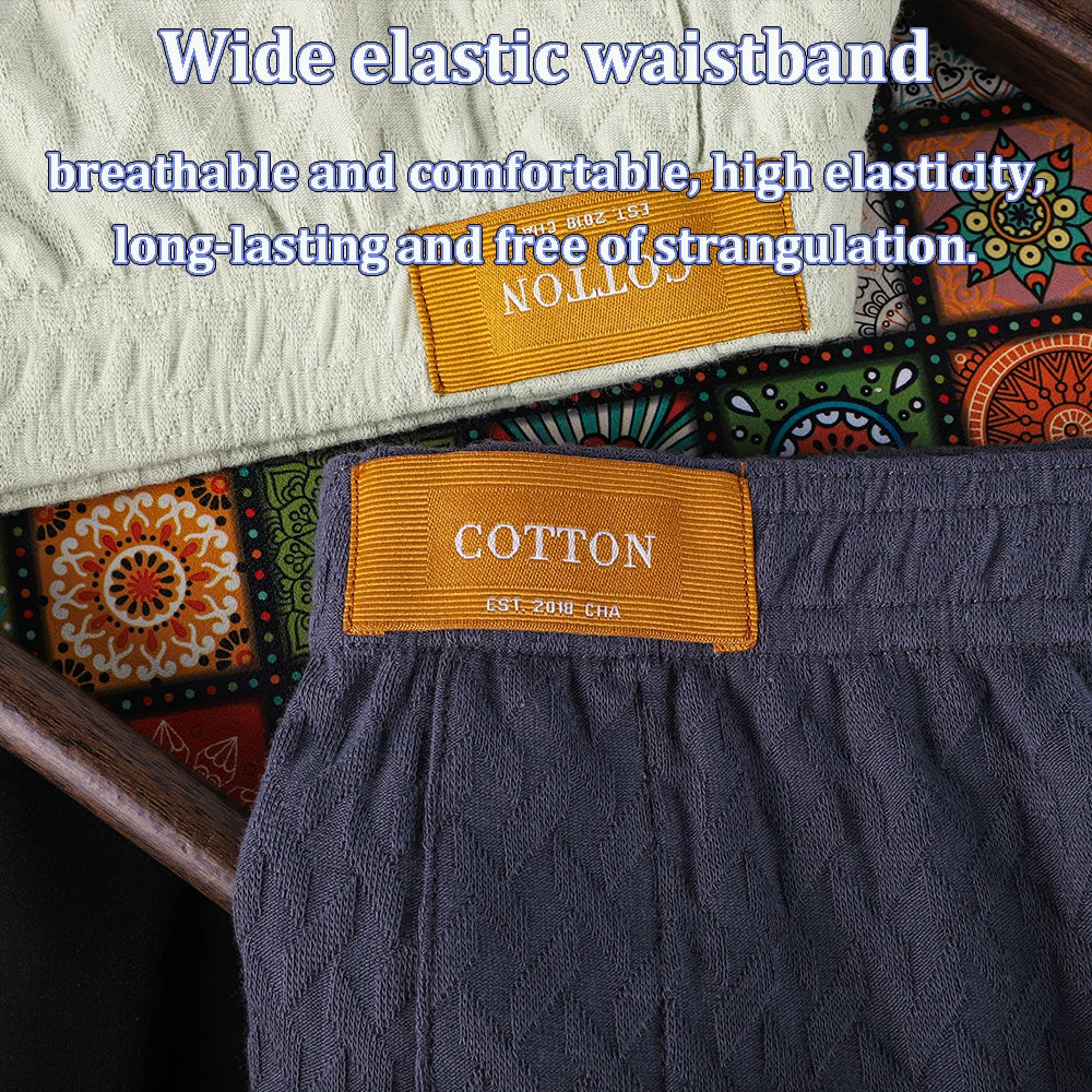 Men's Plaid Boxers | 3-Piece Knit Underwear Set | Everyday Wear