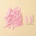 Plastic Face Cream Spoon Set | 50-Pack Crescent Spoons for Skincare