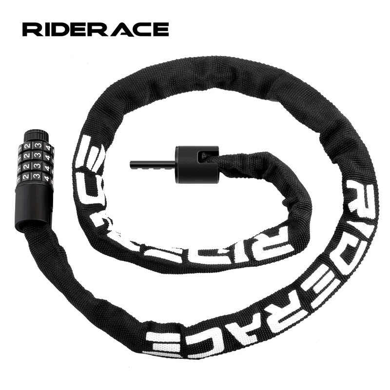 Bicycle Chain Lock | Combination Code & Cloth Sleeve | Bicycles & Compatible E-Bikes