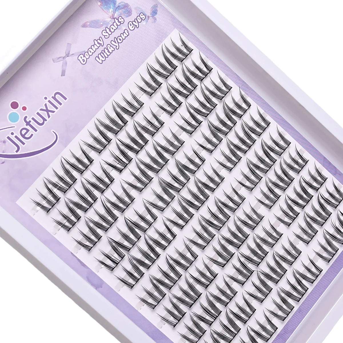 Eyelash Clusters Natural False Eyelashes Extenstions Long-Lasting Cat Paw Cluster Thick Lashes