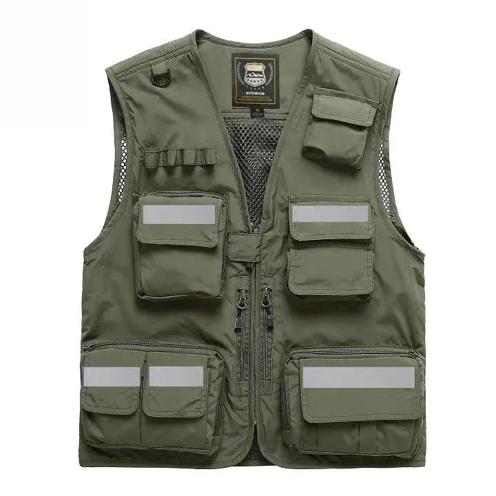Men's Multi Pocket Photography Vest