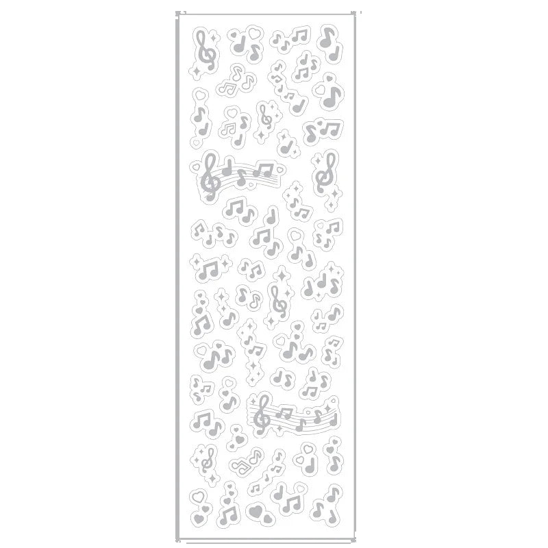 Cute Decorative Paper Stickers for Photocards and Scrapbooking | Kawaii Toploader Sticker Pack