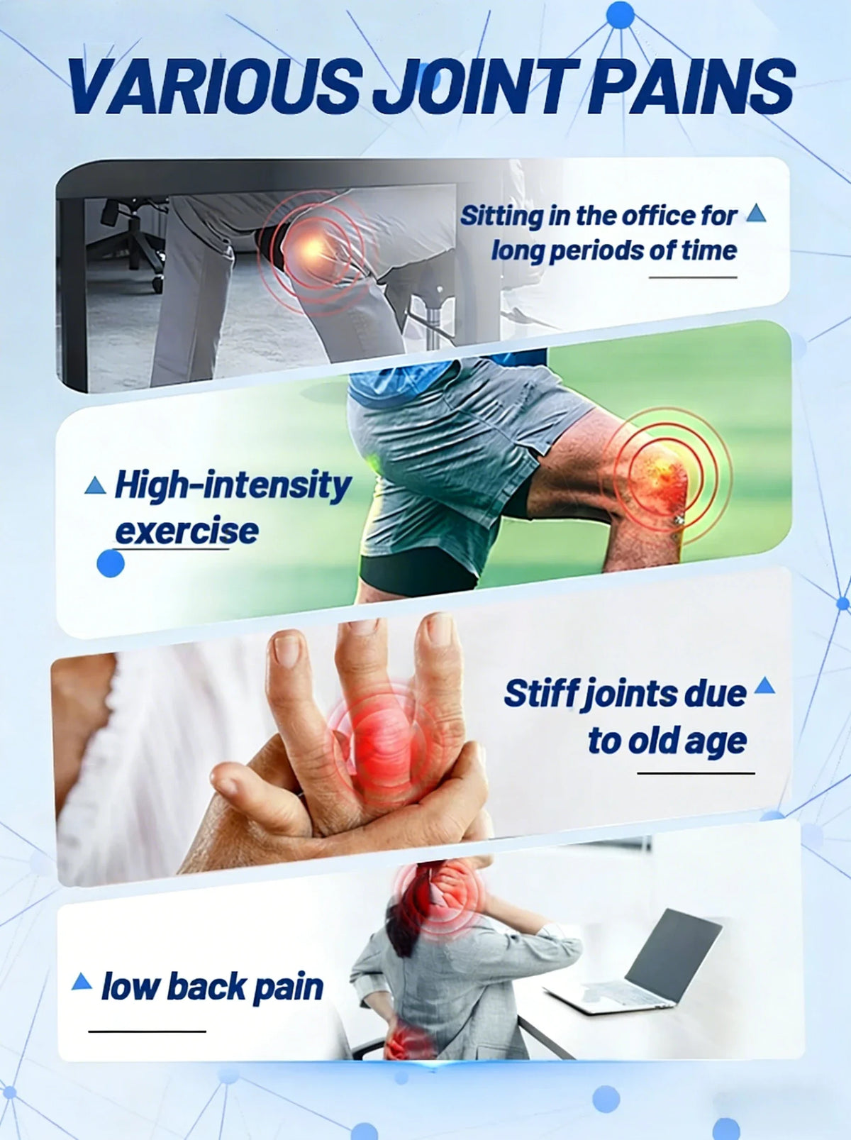 Fast-Acting Comfort, Ideal for Family Daily Use, Carefully Designed for Mobility Challenged Users