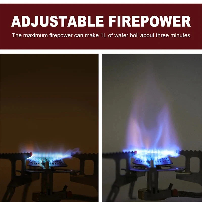 Camping Gas Stove Portable Folding Outdoor Backpacking Stove Tourist