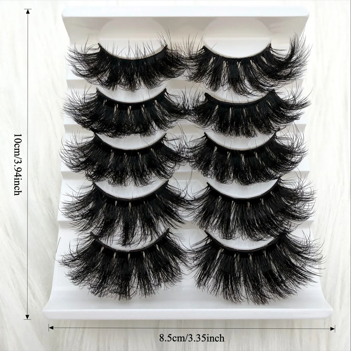 Lashes Fluffy Natural False Eyelashes Thick Dramatic Faux Mink Eyelashes