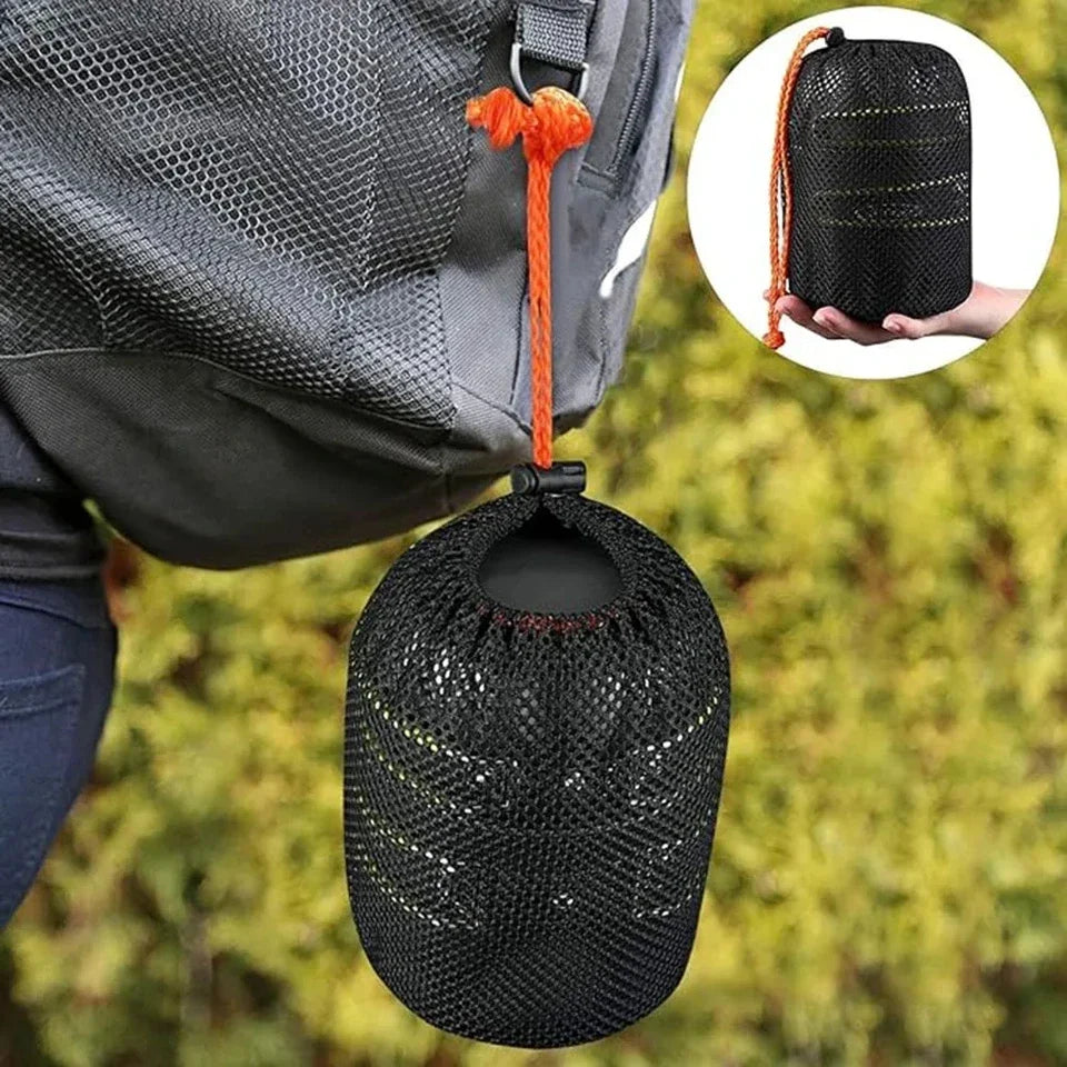 Ultralight Camping Pot Set: Camping Cookware Mess Kit (Outdoor Cooking Tableware) – for Hiking, Trekking, Picnic, Fishing, Mount