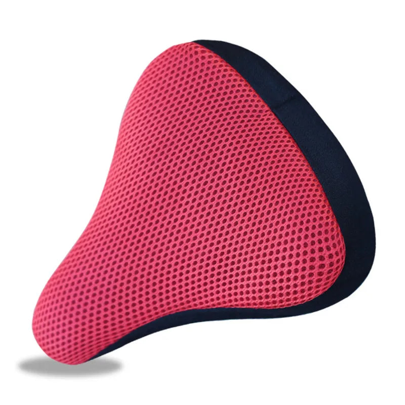 Soft, Breathable Bike Seat: 3D Silicone Cushion