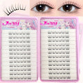 K-pop 2.0 Self-Adhesive False Eyelashes Easy Wear Glue Trendy Daily/Party Eye Makeup Accessory