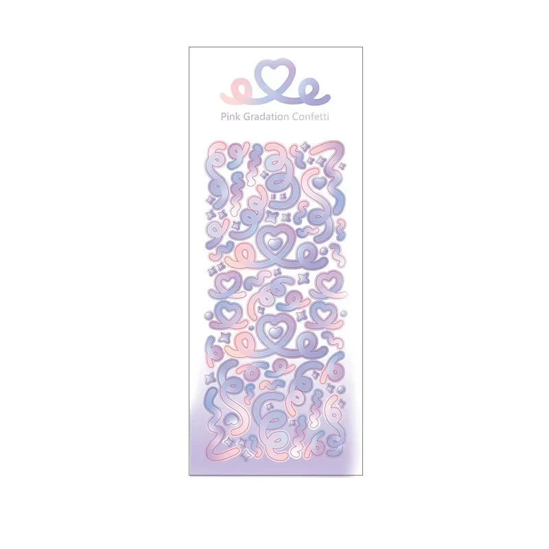Cute Decorative Paper Stickers for Photocards and Scrapbooking | Kawaii Toploader Sticker Pack