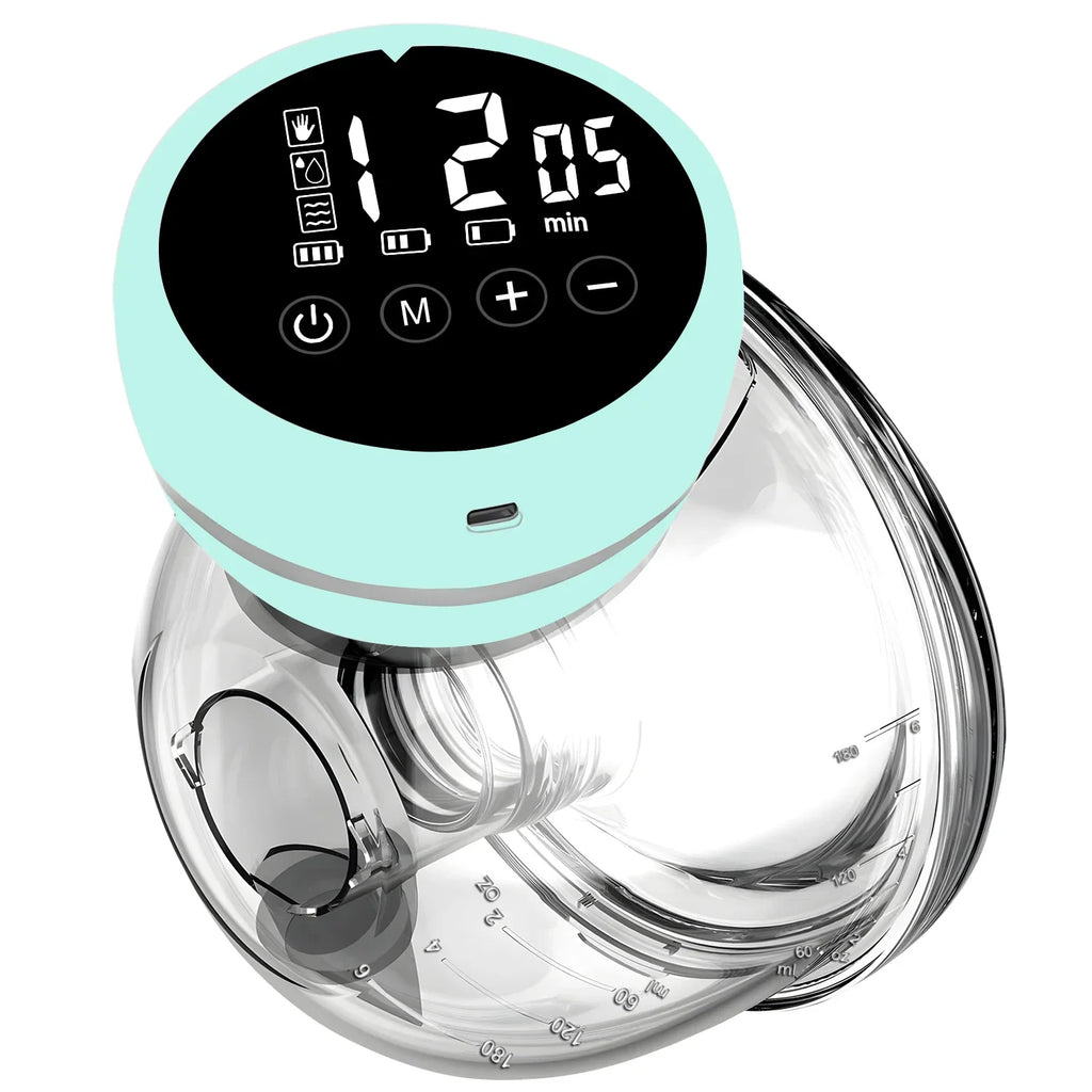 USB Rechargeable Electric Breast Pumps Portable Hands Free Wearable Breast Pump Silent Comfort Breast Milk Extractor Collector