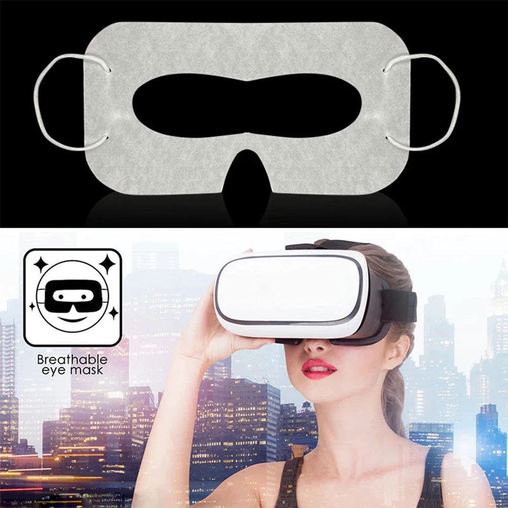 100pcs Disposable VR Mask Breathable VR Eye Covers Universal Virtual
