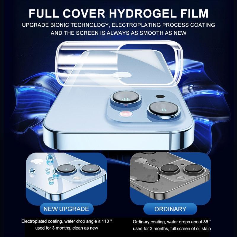 Full Cover Back Film For iPhone 14 13 11 12 Pro MAX Mini Screen Protector XR X XS Max 7 8 6S Plus SE Accessories Full Screen Protector Explosion-Proof Back Film