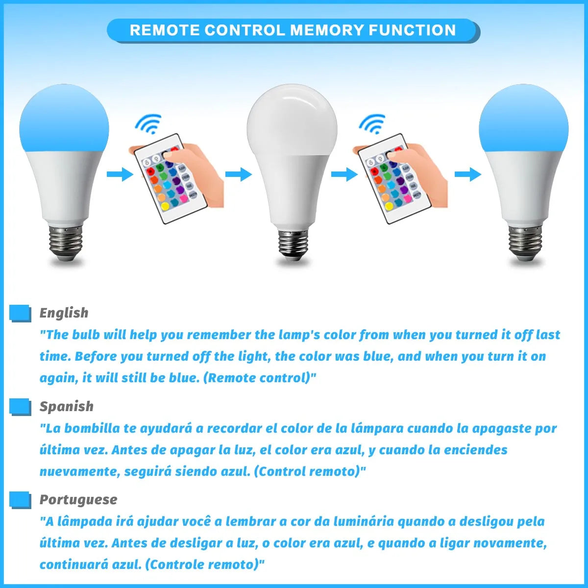 E27 LED Light Bulb | Adjustable Color Temperature (2700K–6500K) | Bedroom & Everyday Lighting