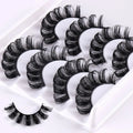 Lashes Curl Super Fluffy Reusable Volume False Eyelashes Lightweight All-Day Wear Lashes