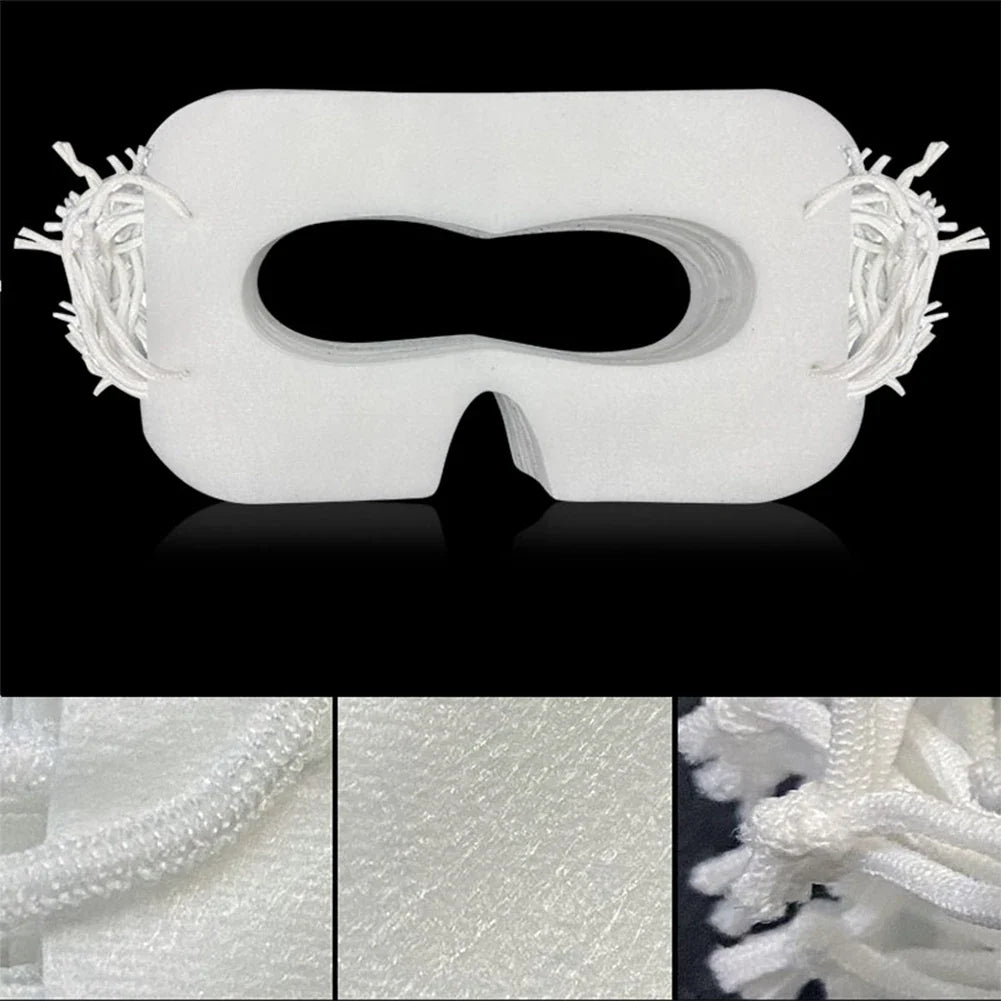 100pcs Disposable VR Mask Breathable VR Eye Covers Universal Virtual