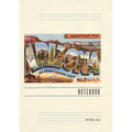 Vintage Lined Notebook Greetings from Arizona, Grand Canyon - Paperback