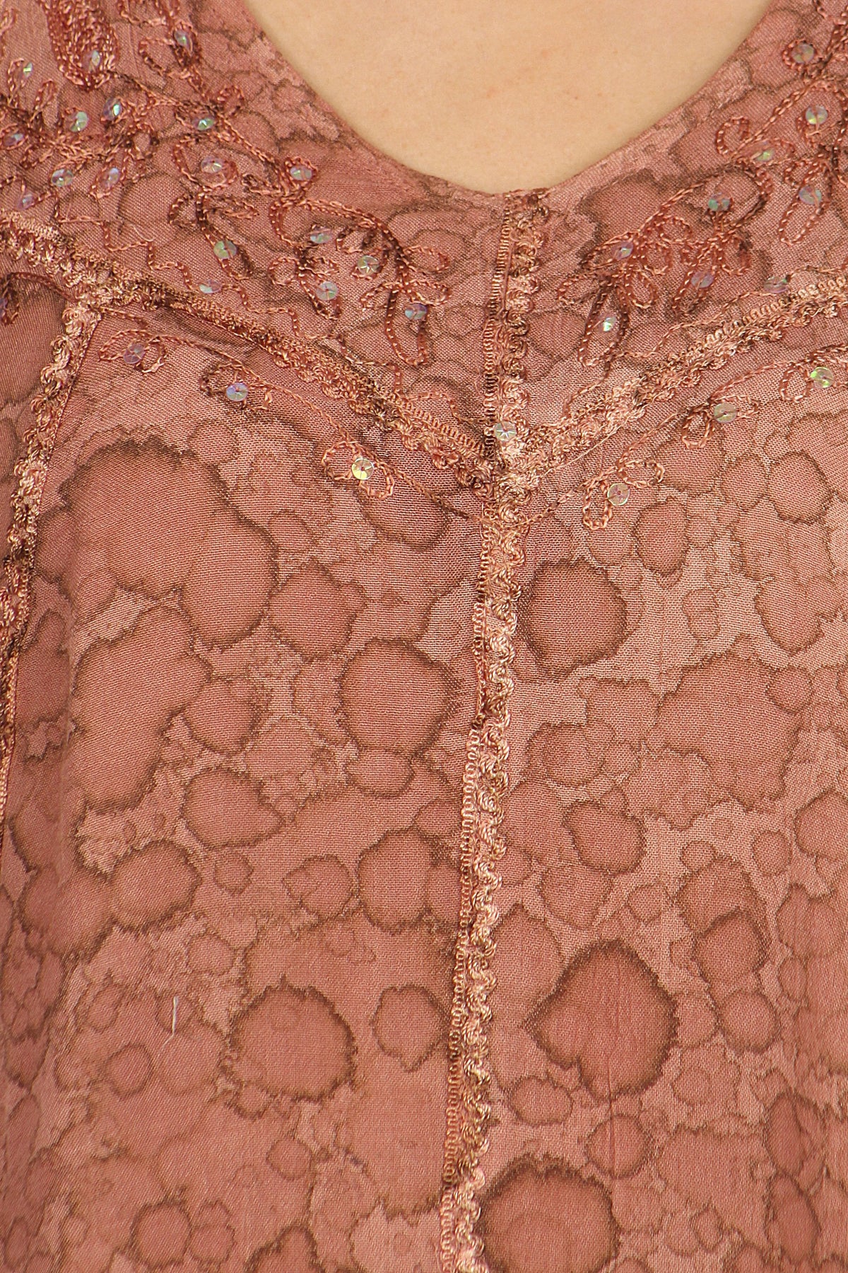 Sakkas Charolette Embroidery And Seqiun Accents Blouse