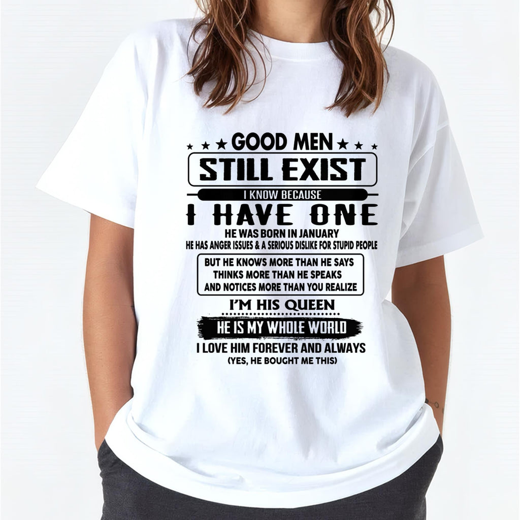 January - Good men Still Exist - gift for your girlfriend, wife from Husband - NGHL01 (SKU-GM-01)
