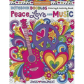 Notebook Doodles Peace, Love, and Music: Coloring & Activity Book - Paperback