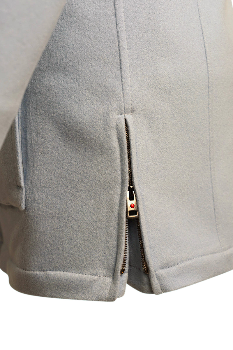 Kired by Kiton KONE Cashmere-Mink Fur Overcoat