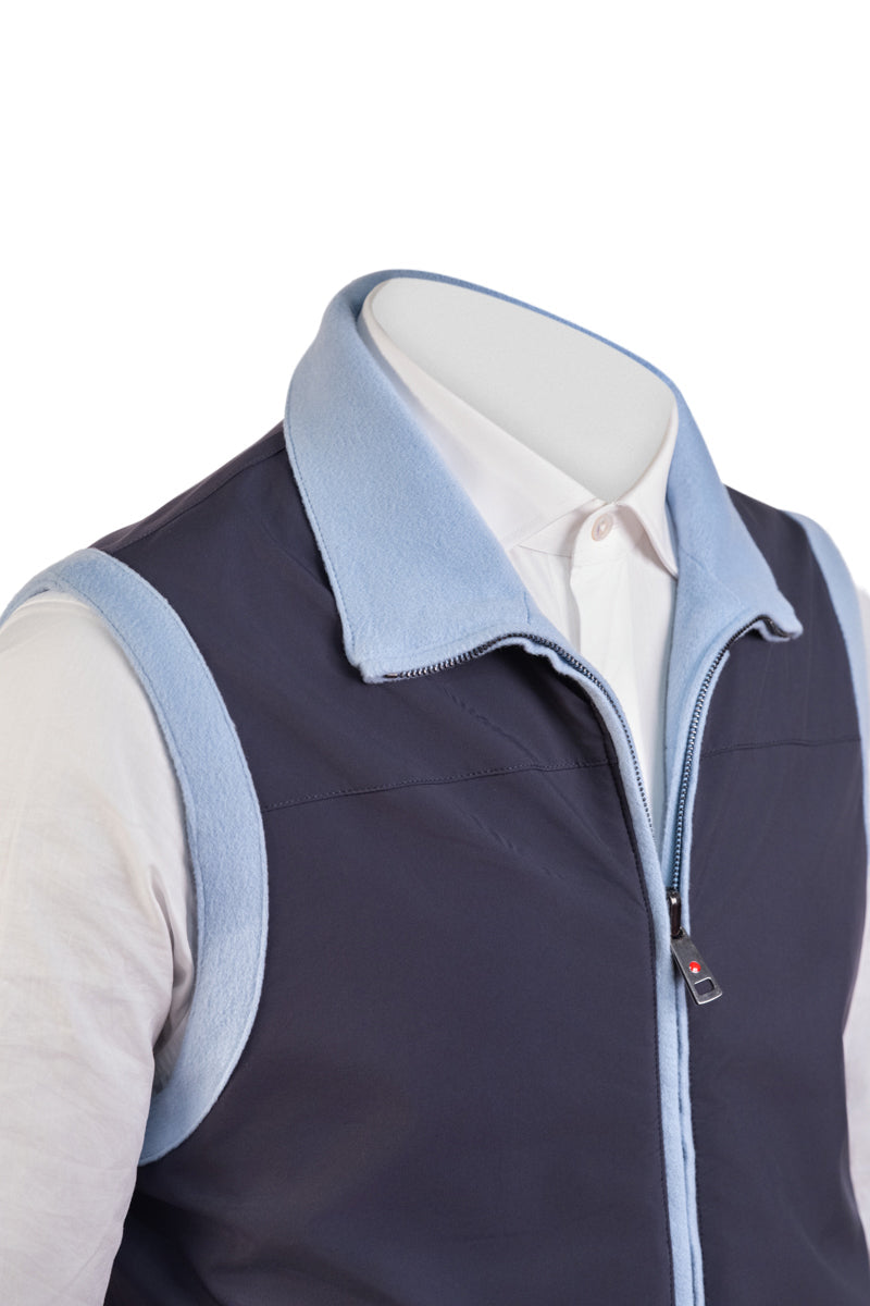 Kired by Kiton Gange Reversible Cashmere Vest