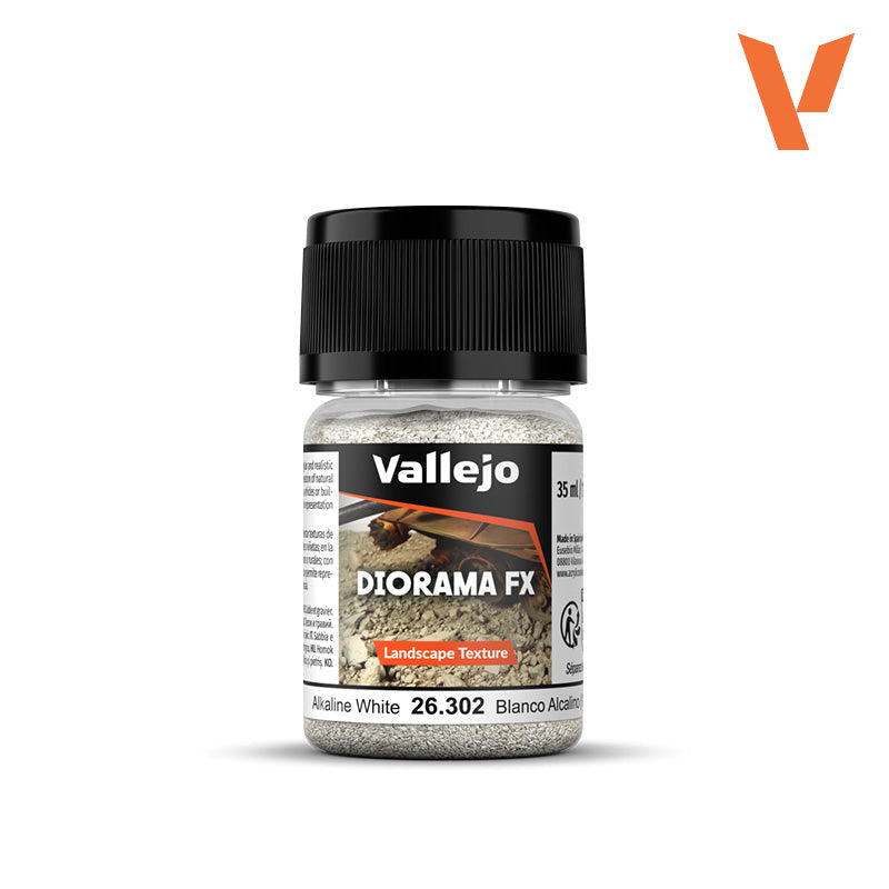 Vallejo Diorama FX: Landscape Texture - Alkaline White - 1-2 mm