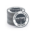 VICTORY Circular Vinyl Sticker – The Debt • The Wait • The Win