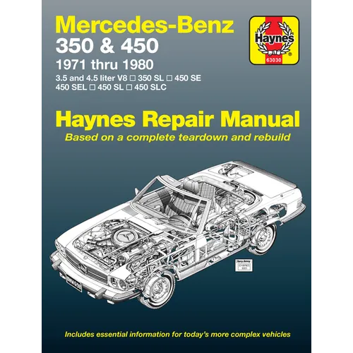 Mercedes-Benz 350 & 450 1971-80 - Paperback