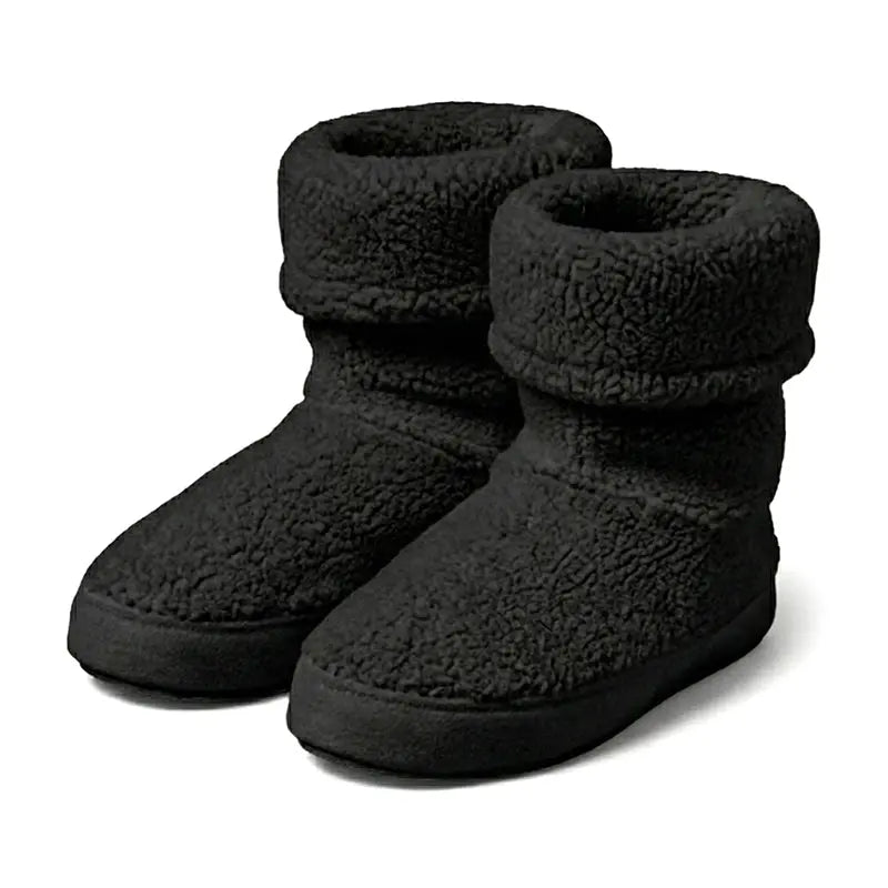Polar Feet Women's Snugs - Black Berber
