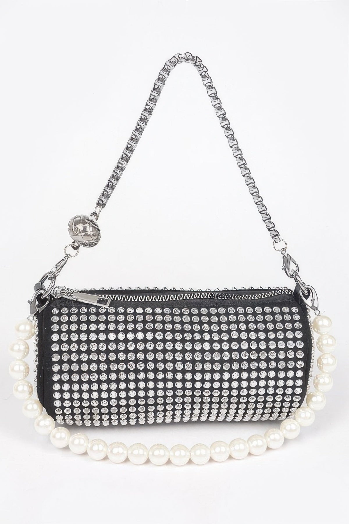 Hotfix Tube Pearl Handle Bag