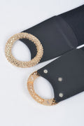 Big Metal Buckle Elastic Belt