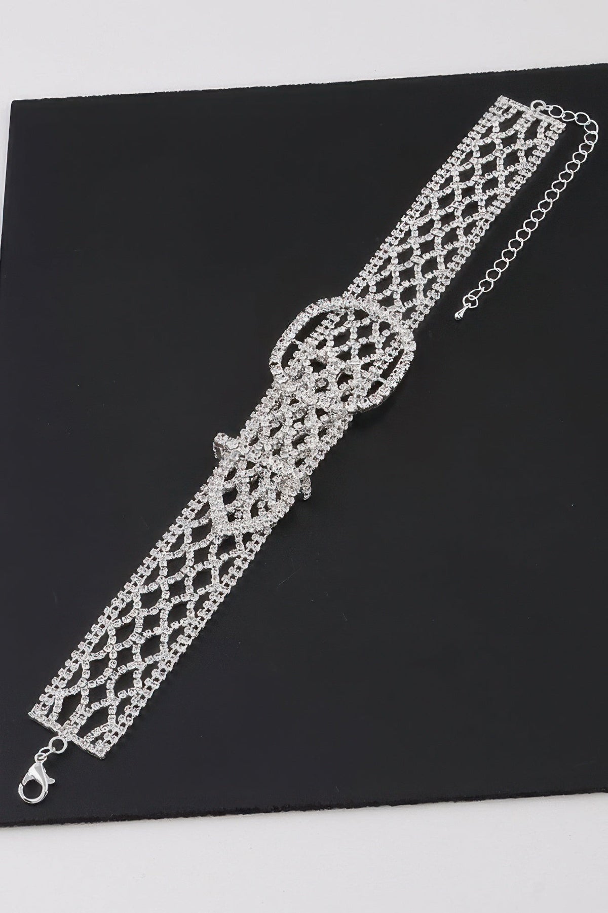 Diamond Belt Choker Necklace