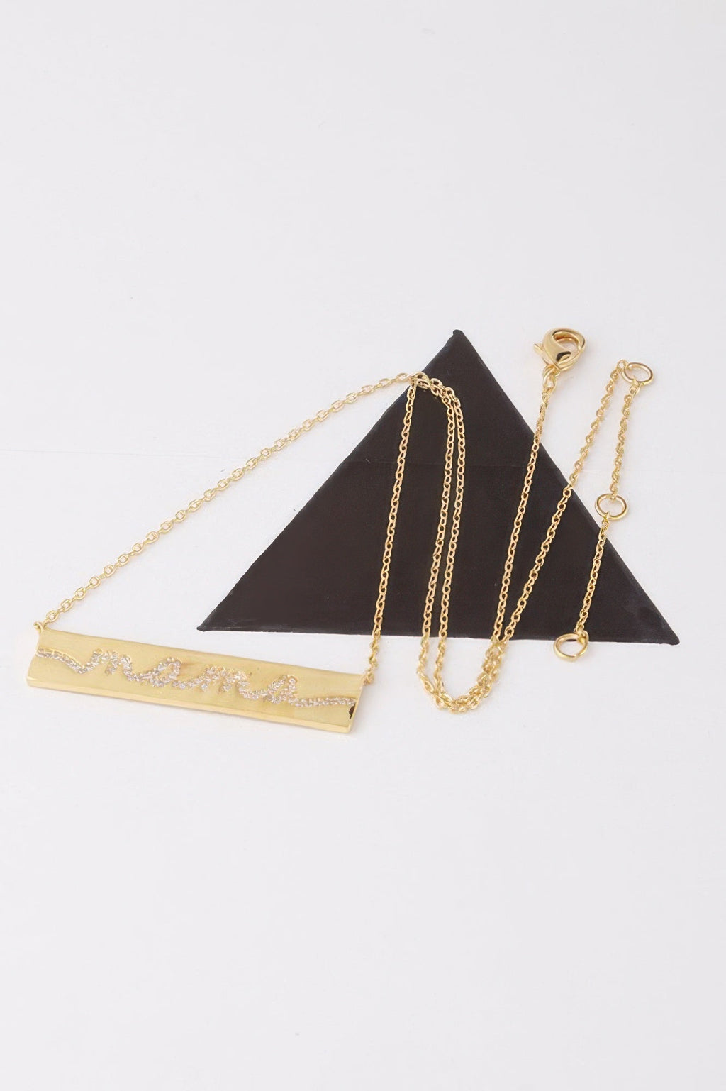 Jeweled Mama Pendant Necklace