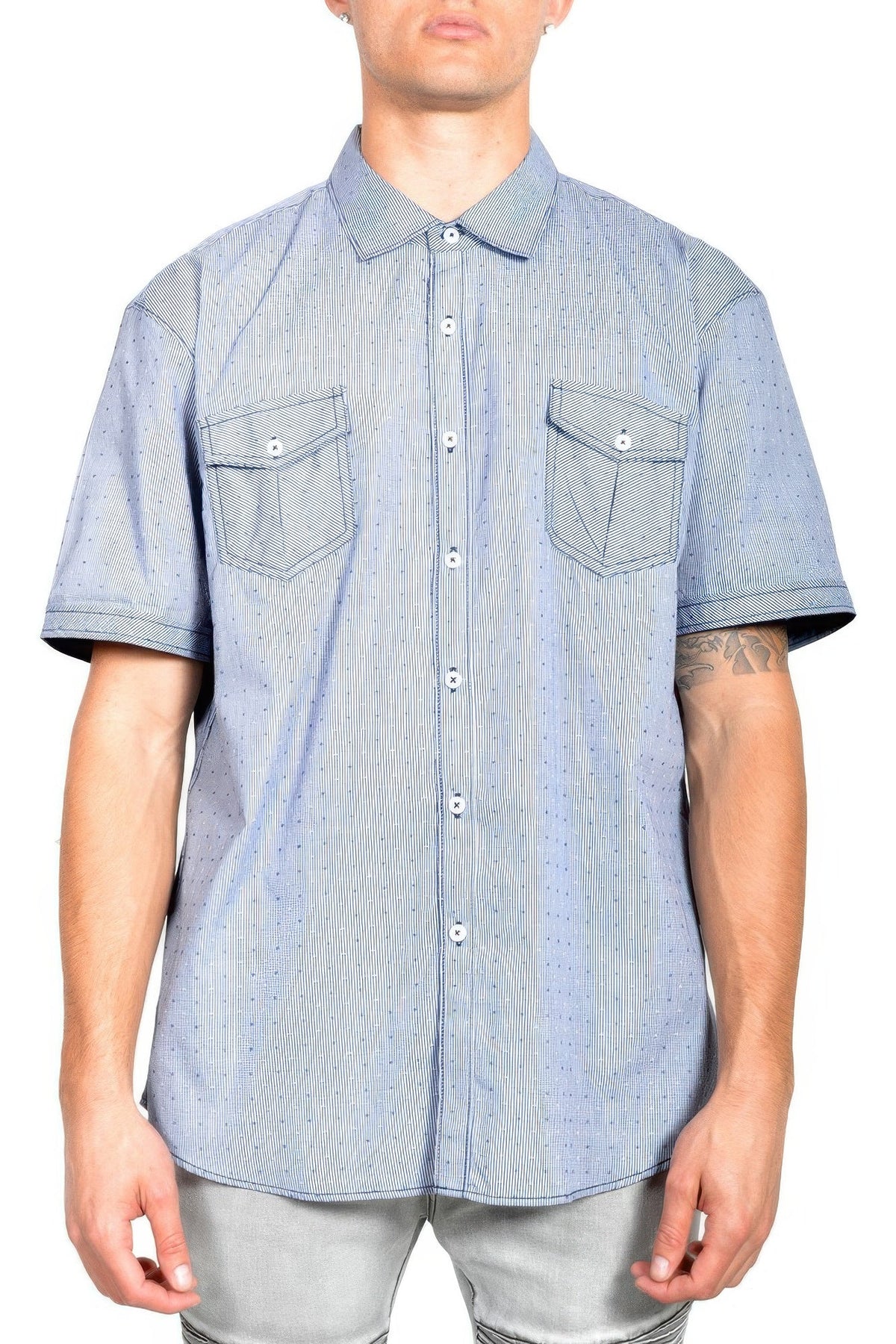 Men's Casual Short Sleeve Patterned Shirts