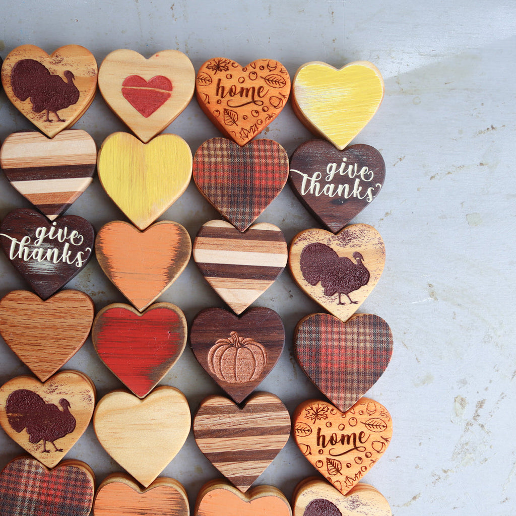 Heart-Shaped Mystery Boxes :: Thanksgiving Edition