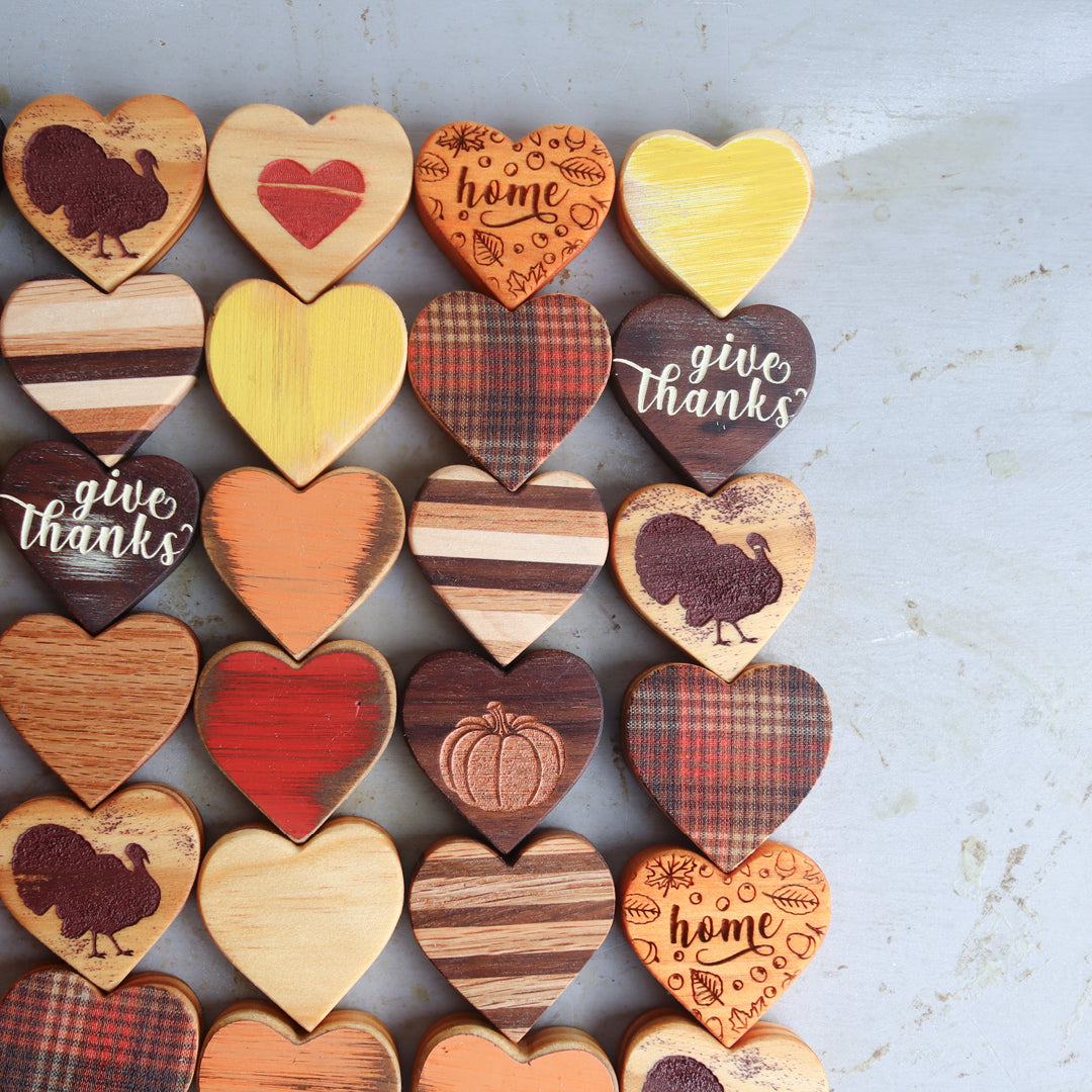 Heart-Shaped Mystery Boxes :: Thanksgiving Edition