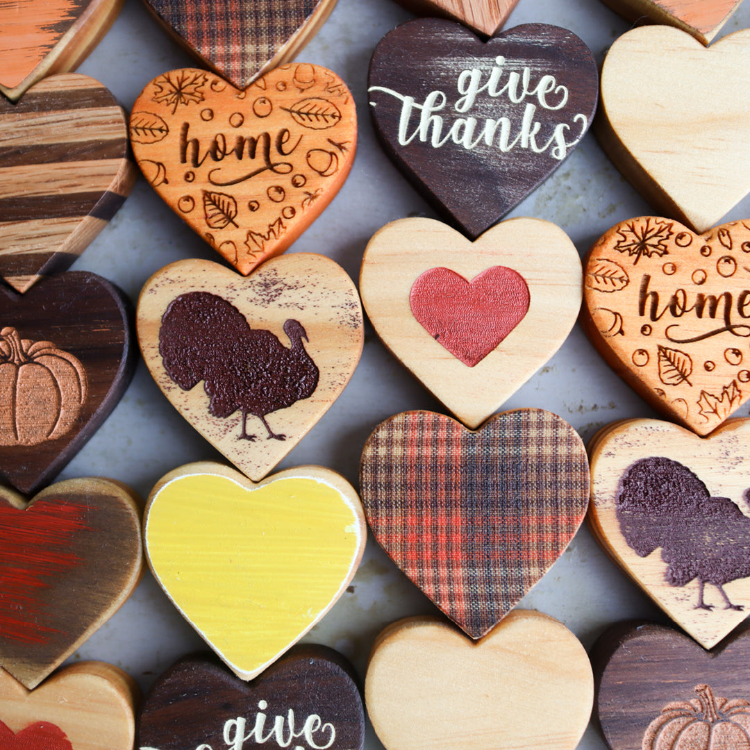 Heart-Shaped Mystery Boxes :: Thanksgiving Edition
