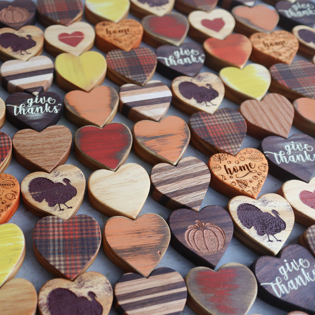 Heart-Shaped Mystery Boxes :: Thanksgiving Edition