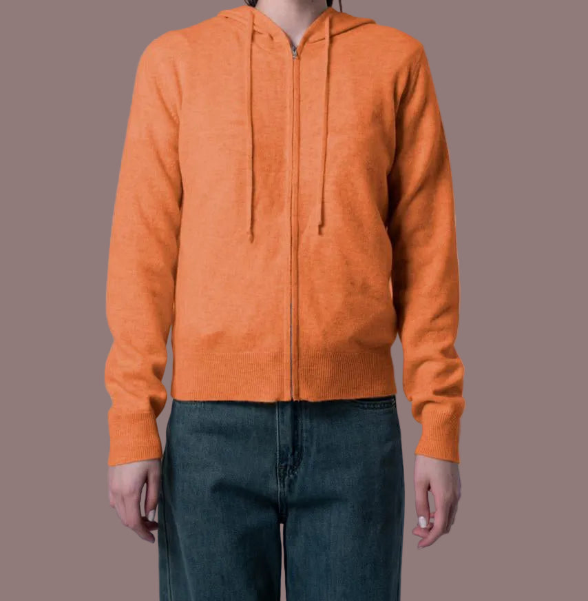 Hoodie : Women's 100% Cashmere