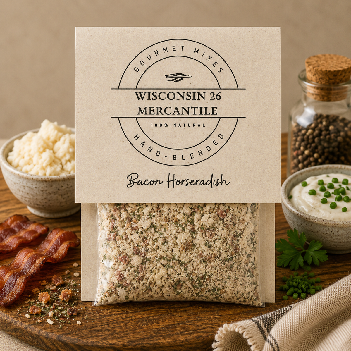 Wisconsin 26 Bacon Horseradish Dip Mix