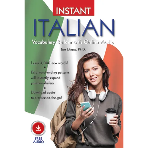 Instant Italian Vocabulary Builder with Online Audio - Paperback