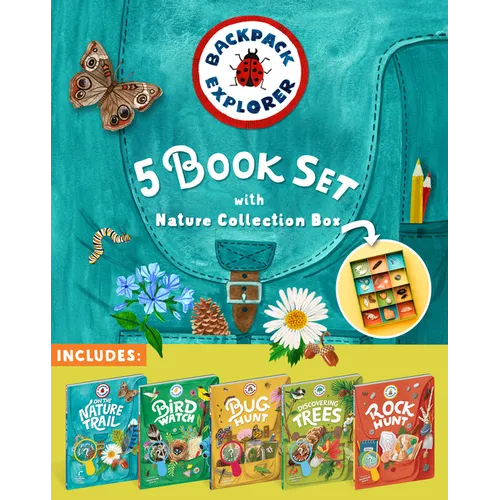 Backpack Explorer 5-Book Set with Nature Collection Box - Hardcover