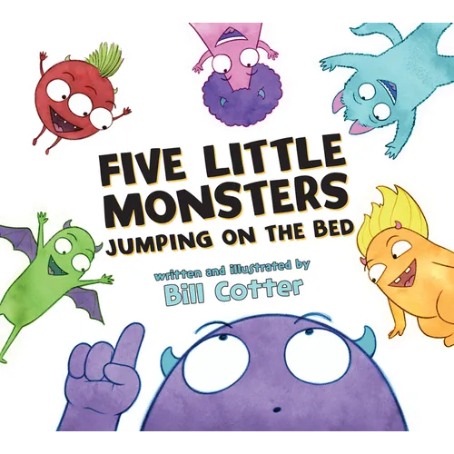 Five Little Monsters Jumping on the Bed - Paperback