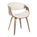 Mid-Century Modern Dining/Accent Chair in Light