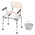 Commode Chair, Bedside Commode with Padded Seat