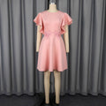 Summer New Fashion Elegant Embroidery Slim Fit Elegant Party Dress